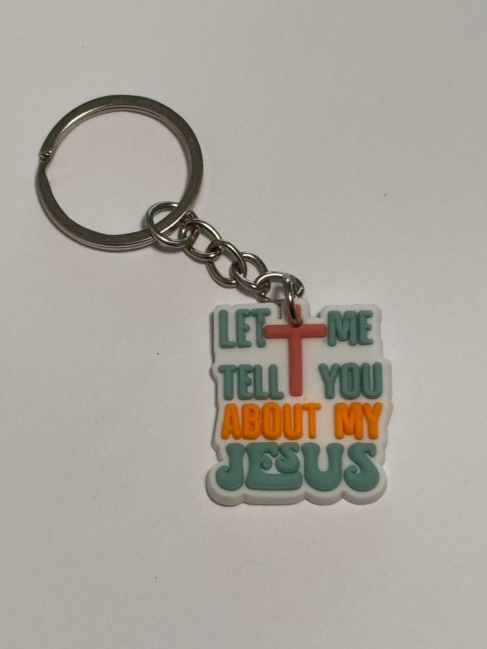 Key Ring Keychain Christianity Christian Christ I Love Jesus Gifts Holy Land